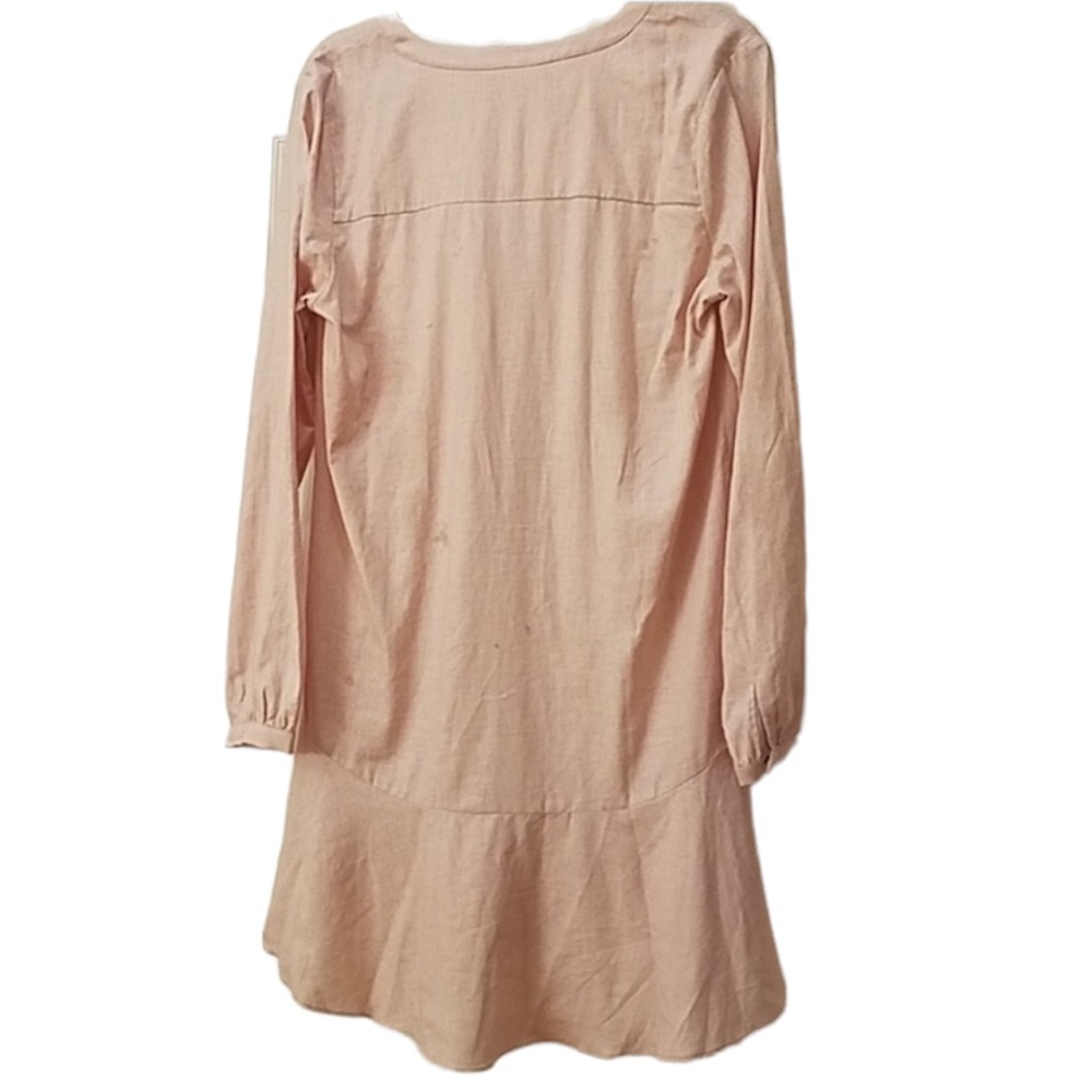 Vix Hermanny peach color linen Beach Dress - Picture 2 of 6